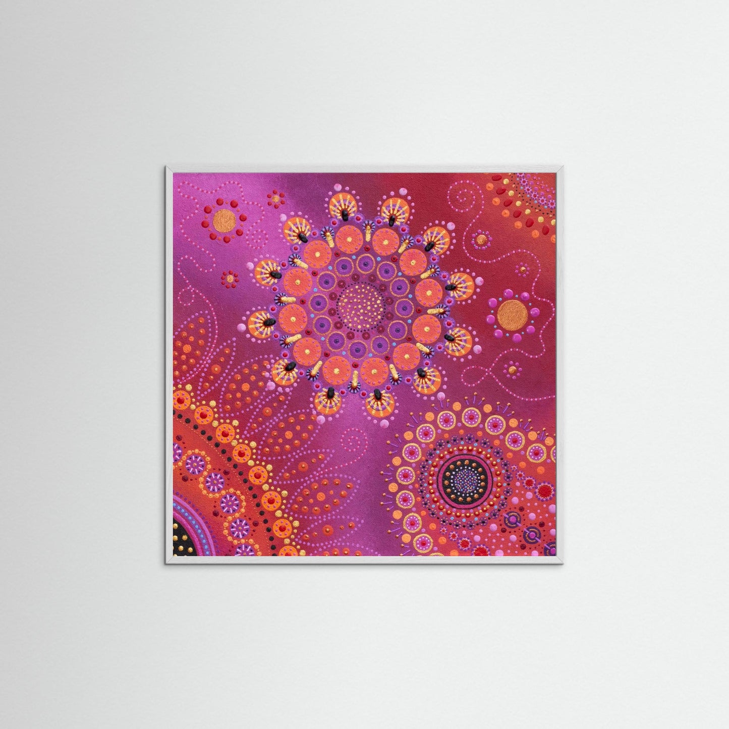 "Svea's Universe" - Pink and red (original colour) - Paper print - by Fanny Fay Engström