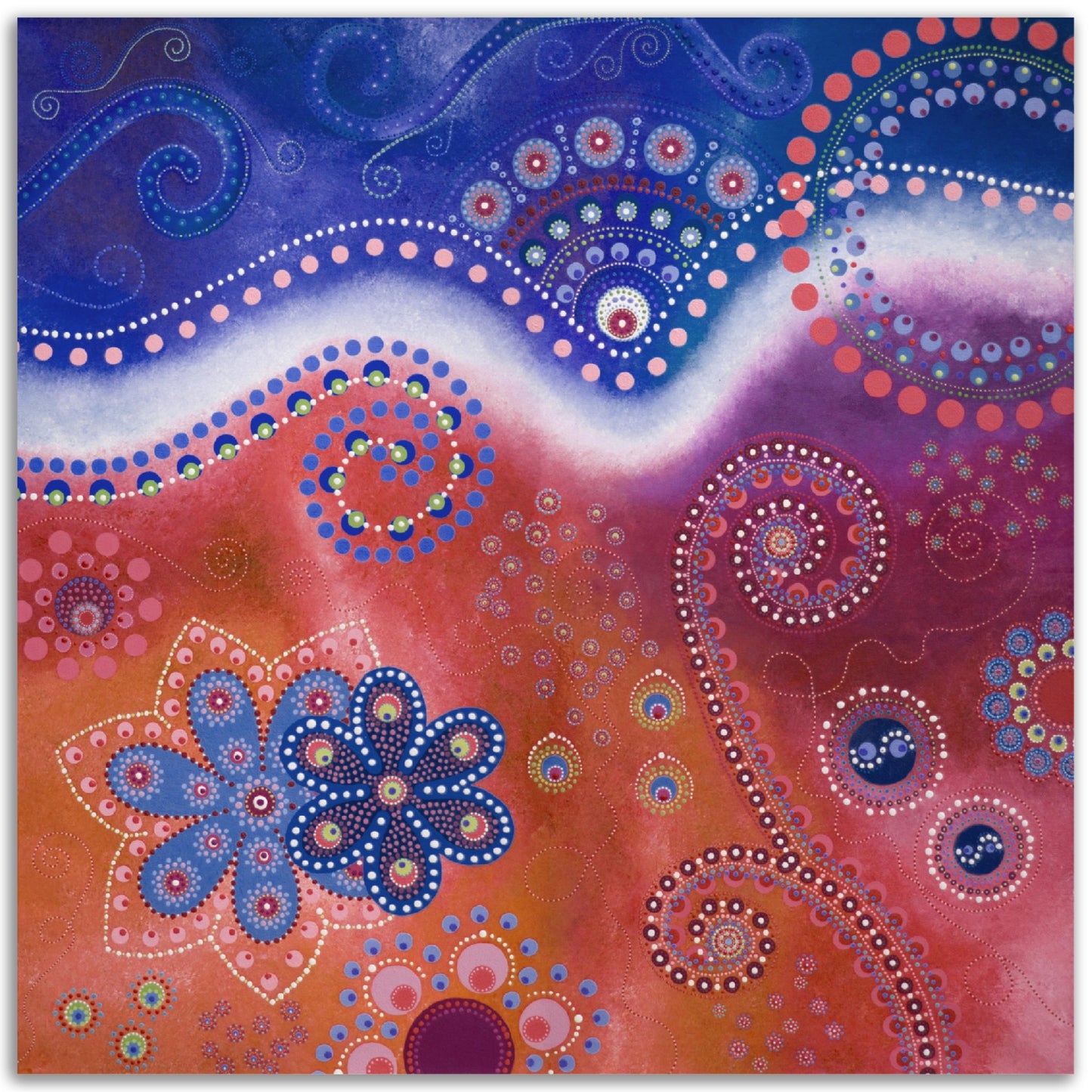 "The Happiness inside" - Fire and water - by Fanny Fay Engström
