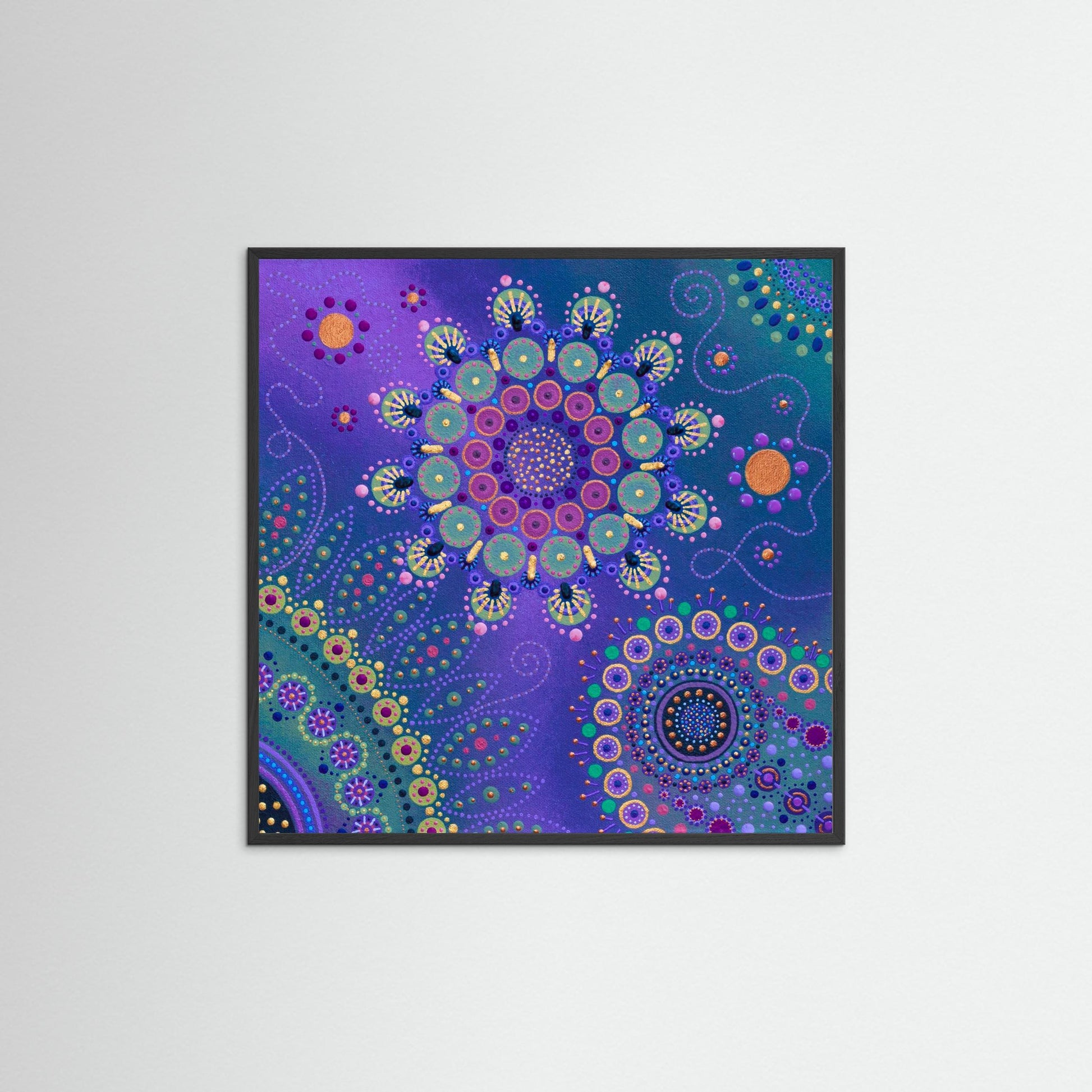 "Svea's Universe" - Paper print with frame - Ocean - by Fanny Fay Engström