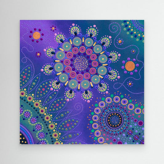 "Svea's Universe" - Canvas print - Ocean - by Fanny Fay Engström
