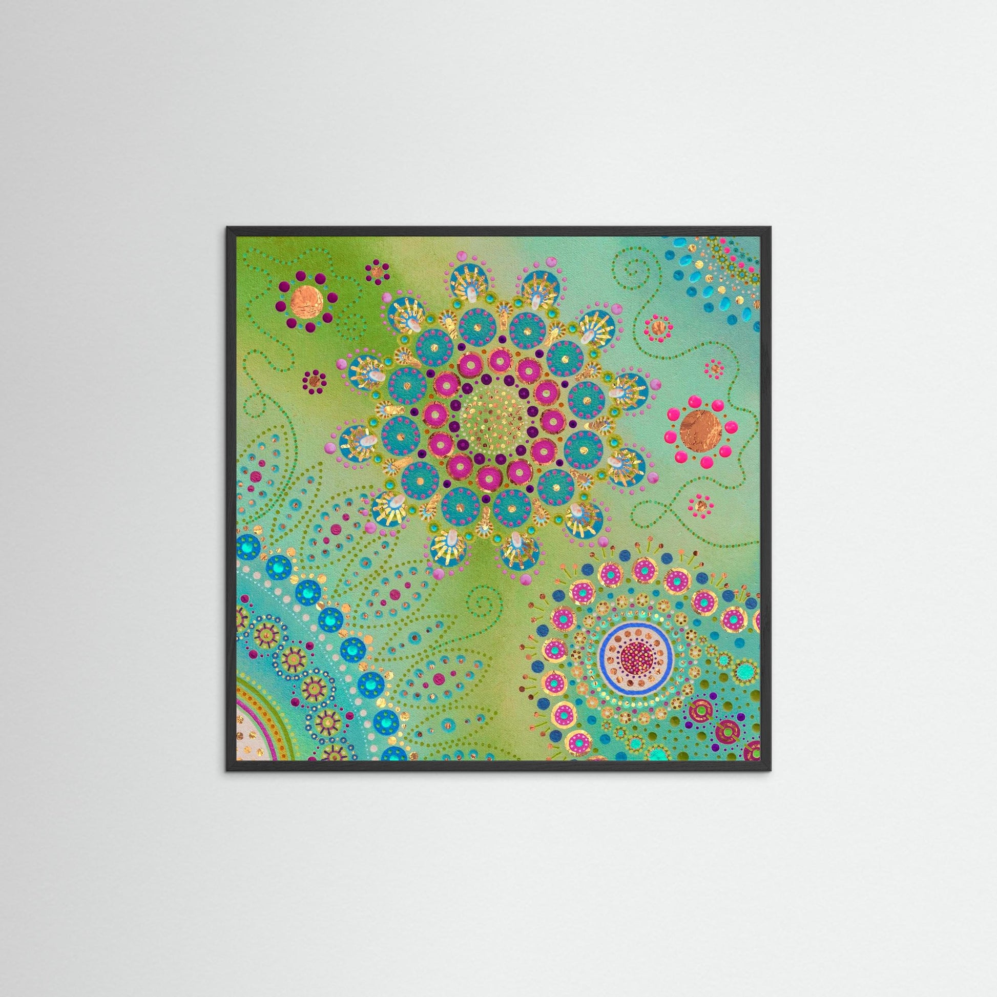 "Svea's Universe" - Paper print with frame - Candyland - by Fanny Fay Engström