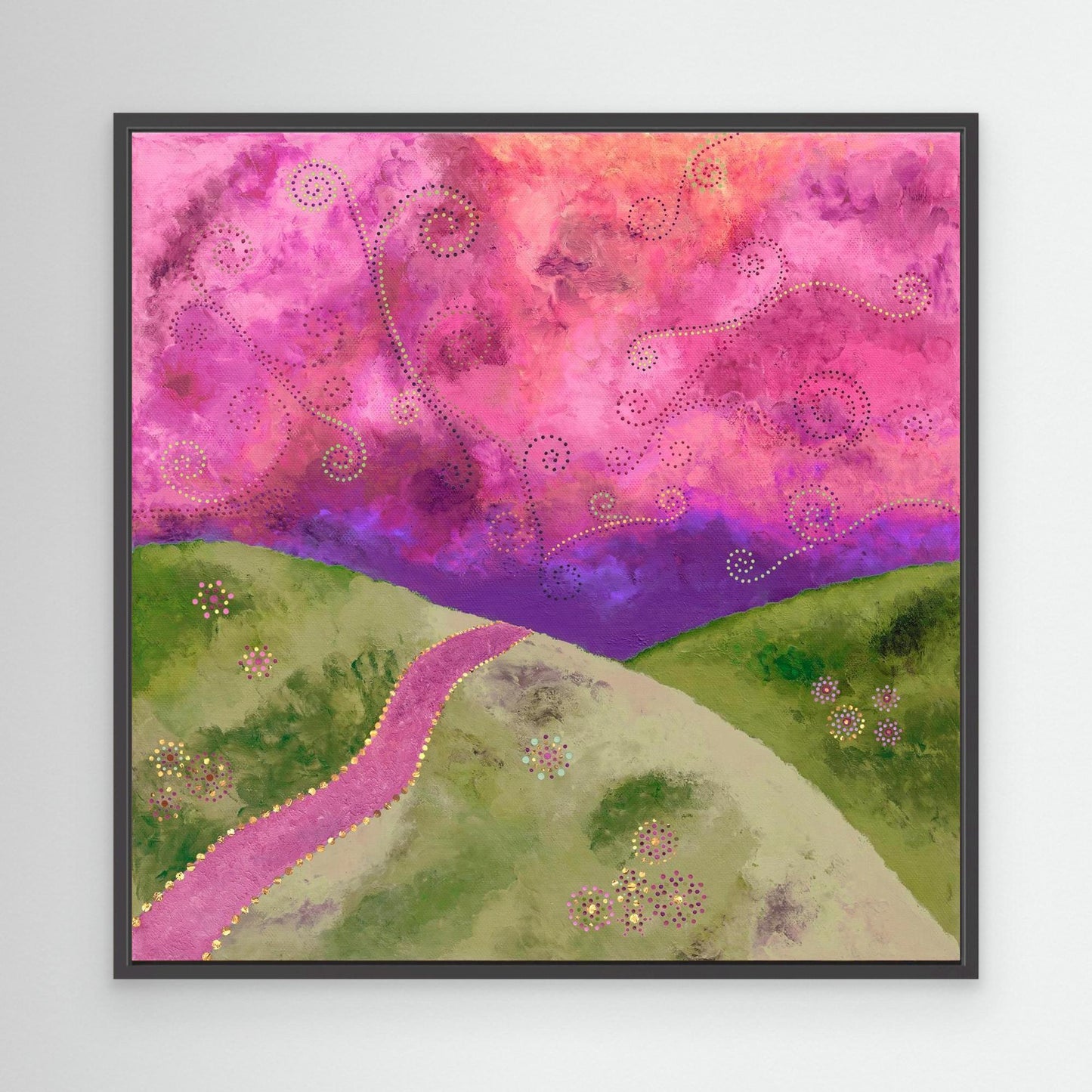 "Go your own way" - Canvas print - Pastel dream - by Fanny Fay Engström