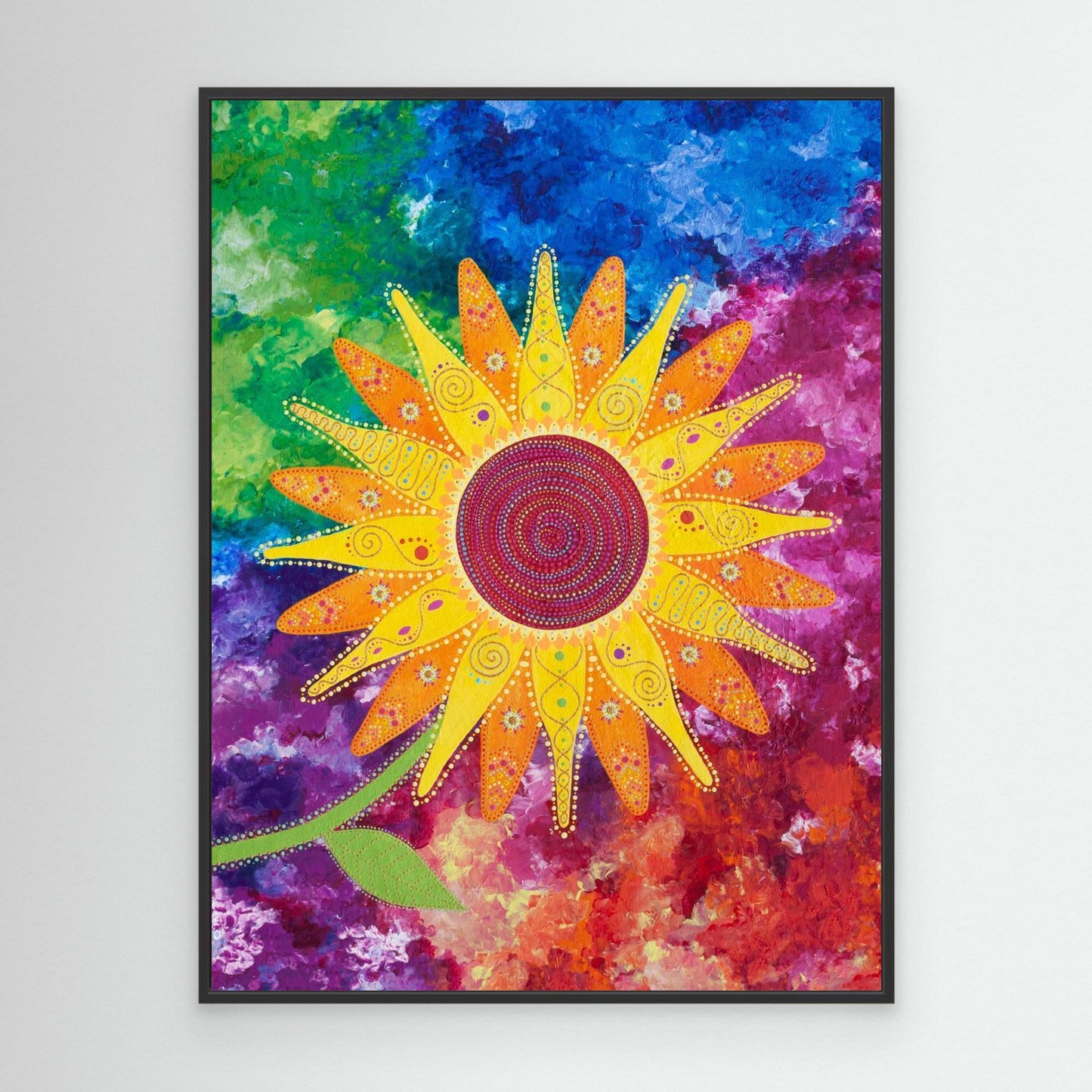 "I choose peace" - Canvas print - Original colour - by Fanny Fay Engström