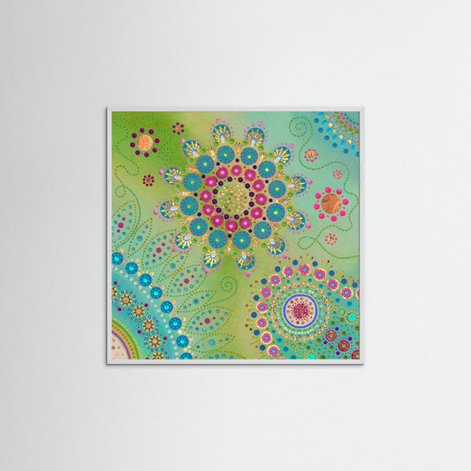 "Svea's Universe" - Paper print with frame - Candyland - by Fanny Fay Engström