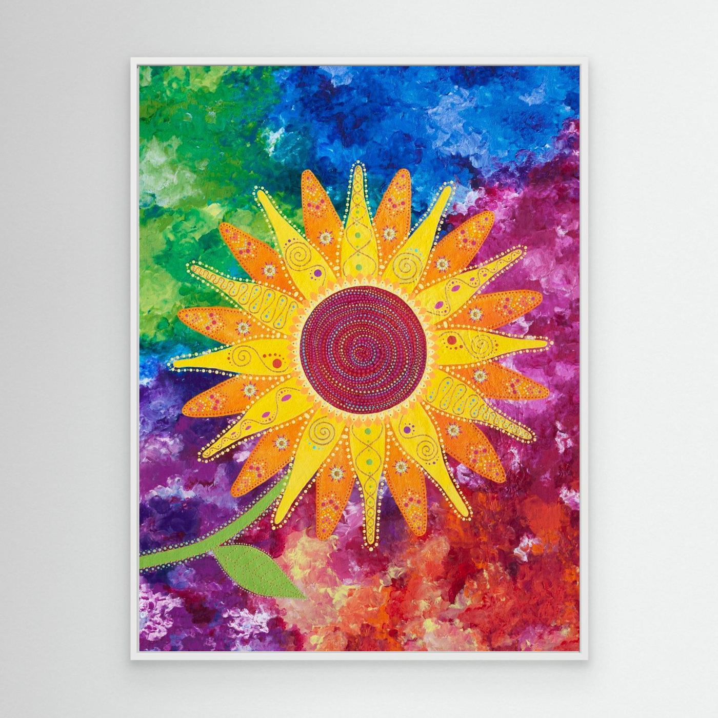 "I choose peace" - Canvas print - Original colour - by Fanny Fay Engström