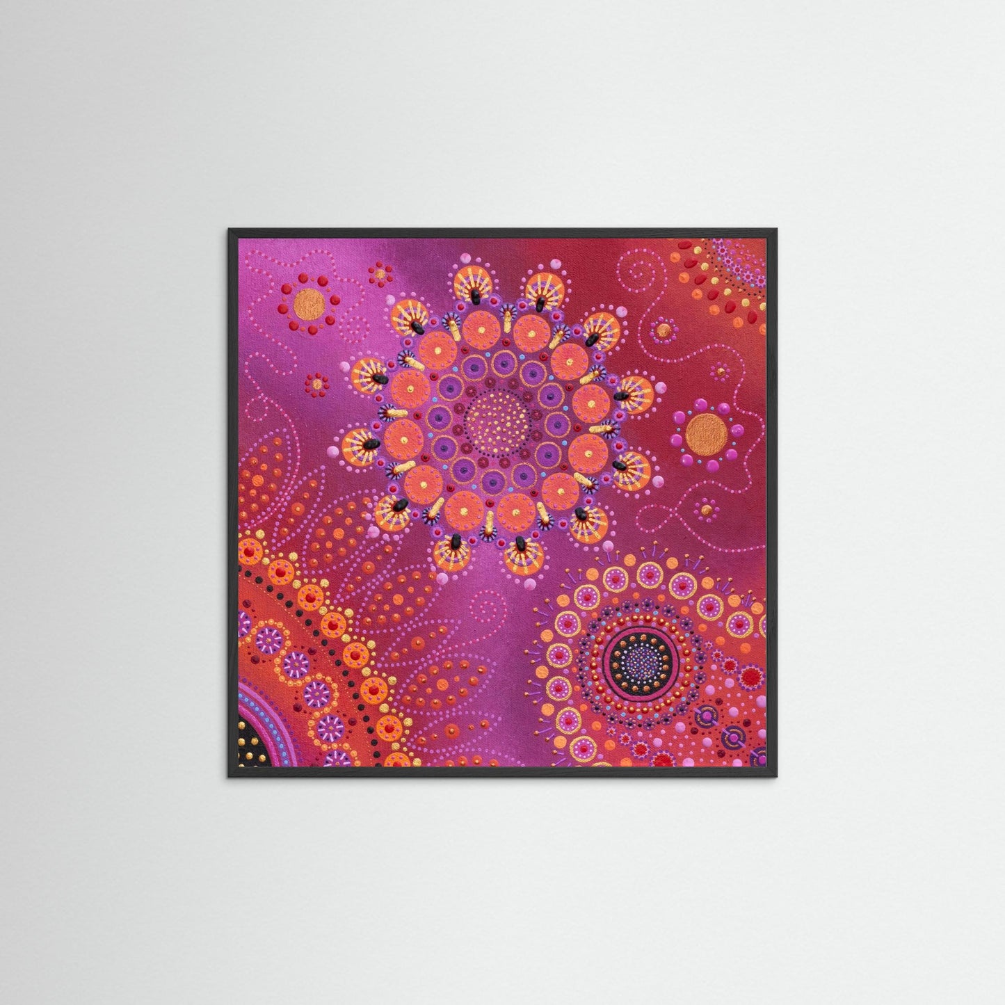 "Svea's Universe" - Pink and red (original colour) - Paper print - by Fanny Fay Engström