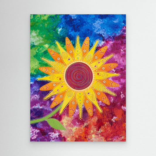 "I choose peace" - Canvas print - Original colour - by Fanny Fay Engström